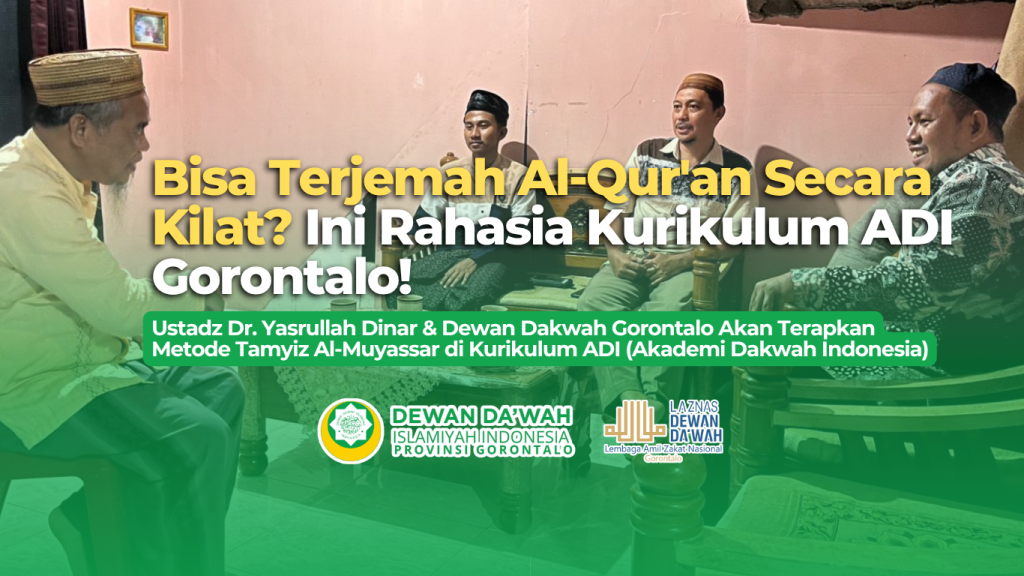 ADI Gorontalo Gandeng Ustadz Yasrullah Dinar Terapkan Metode Tamyiz Al-Muyassar