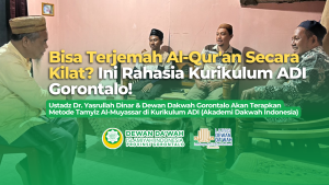 ADI Gorontalo Gandeng Ustadz Yasrullah Dinar Terapkan Metode Tamyiz Al-Muyassar